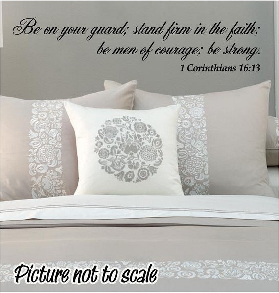 Custom interior WALL DECAL your favorite bible verse | Etsy