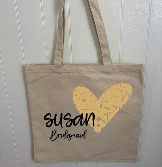 Bridesmaid Tote - Maid of Honor Tote -Bride Tote Bag - Bridal Shower Gift Tote - Bachelorette Party Tote - Custom Tote - Personalized Tote Il_570xn