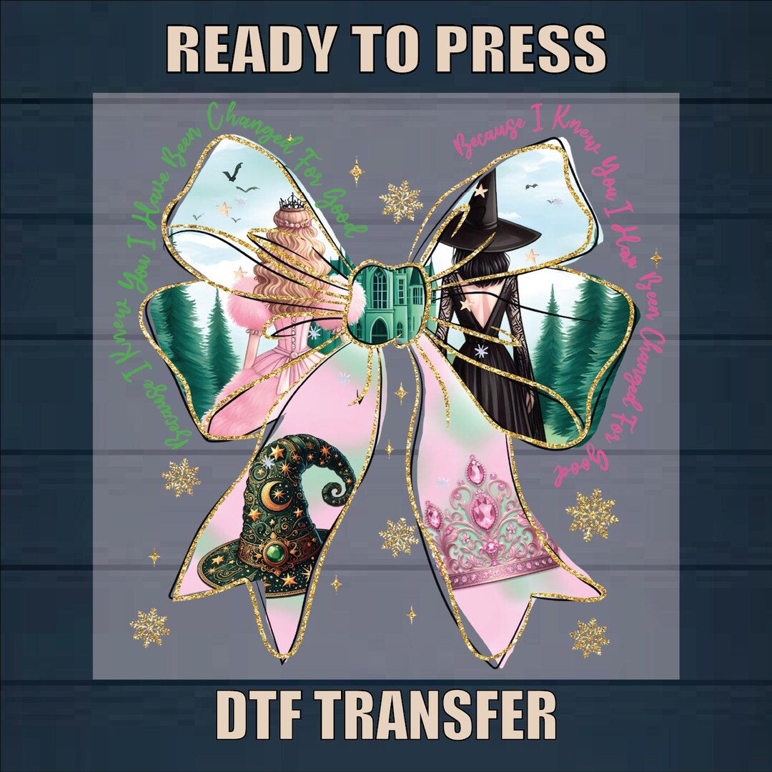 Wicked Musical DTF Transfer: Changed for Good Shirt Design - Etsy