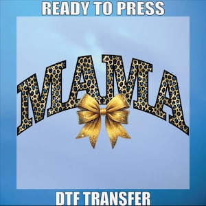 Mama Coquette Dtf, Leopard Mama Dtf Ready To Press, Mama Dtf, Mama Dtf Print, Mother Mom Design Dtf Transfer,Mother's Day Dtf, Heat Transfer