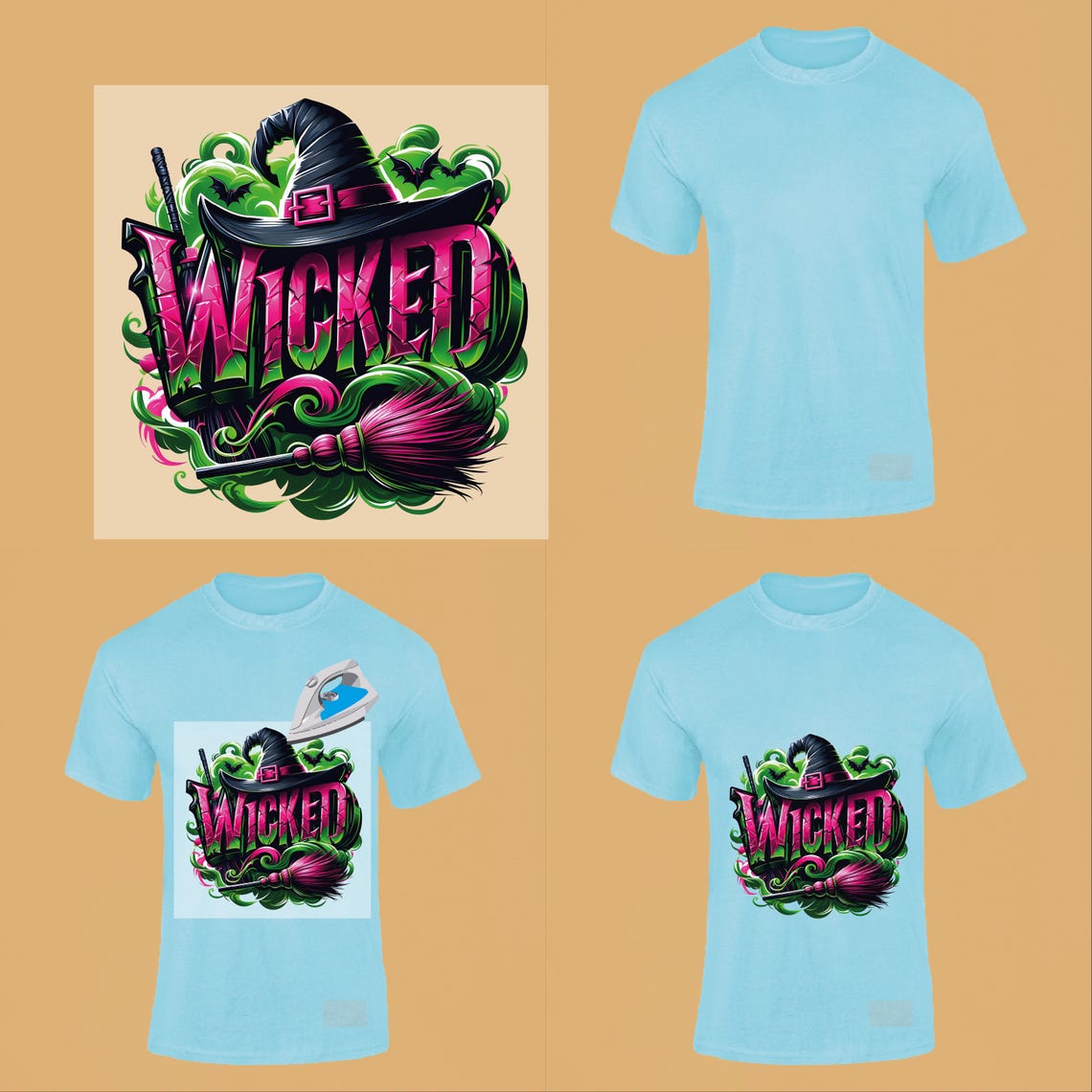 Wicked Musical DTF Transfer: Ready for Press Shirt Design - Etsy