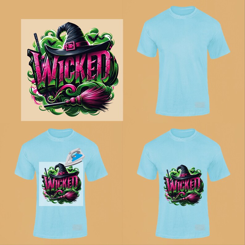 Wicked Musical DTF Transfer: Ready for Press Shirt Design - Etsy