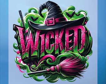 Wicked Musical DTF Transfer: Ready For Press Shirt Design