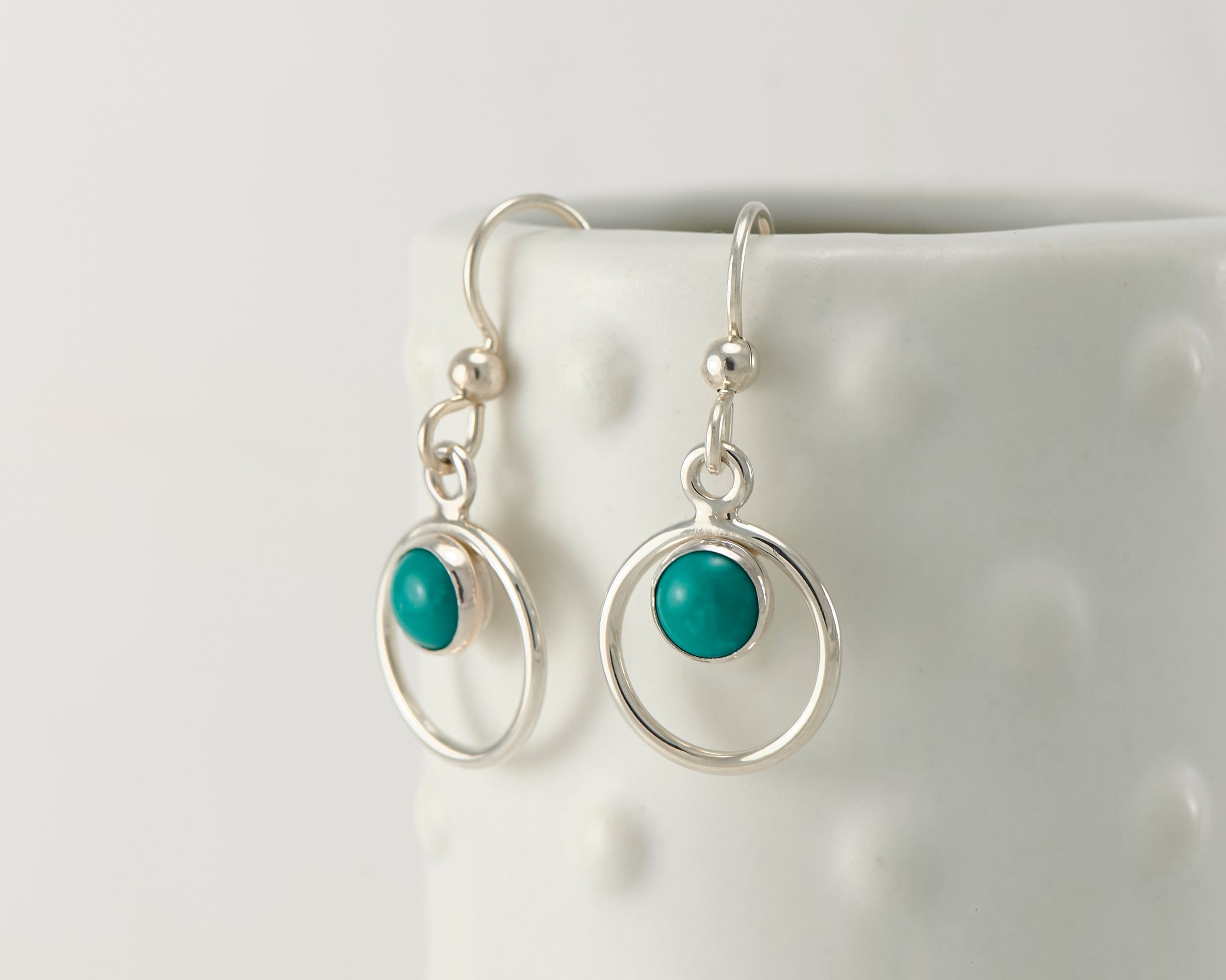Turquoise Roi De Soleil Earrings