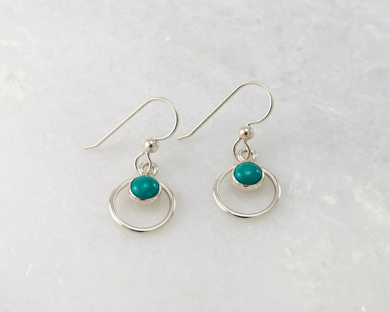Earring Trio - Silver and Turquoise main image 1