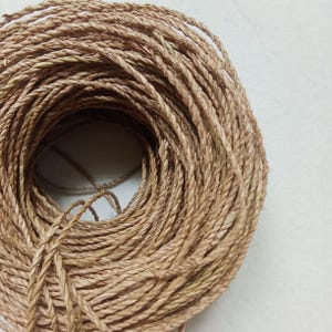 2mm Natural Rope, Twisted Agel Rope, Ecofriendly Crafting Rope, Rustic Rope