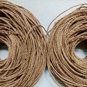 1-2mm Natural Rope, Twisted Mendong Rope, Ecofriendly Crafting Rope, Rustic Rope, Natural Fiber, Natural Cord