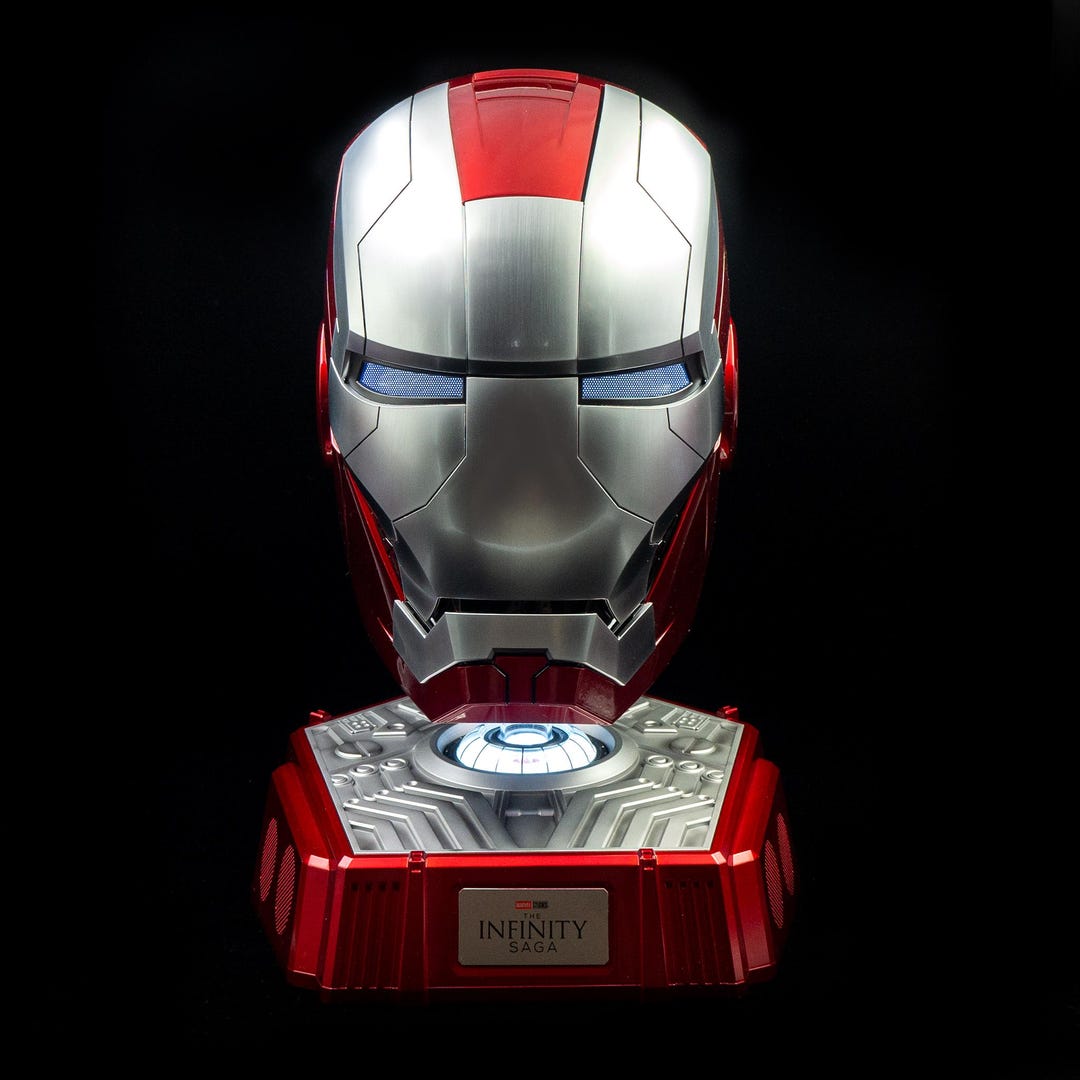 Casco Indossabile Iron Man Mark 5 - Killerbody A Controllo Vocale Con Base Audio