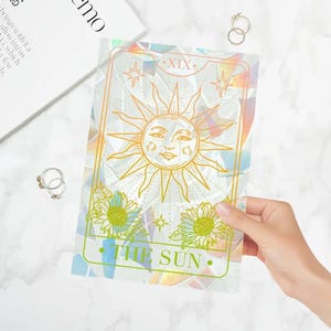 The Sun Tarot Card | Suncatcher | Window Sticker