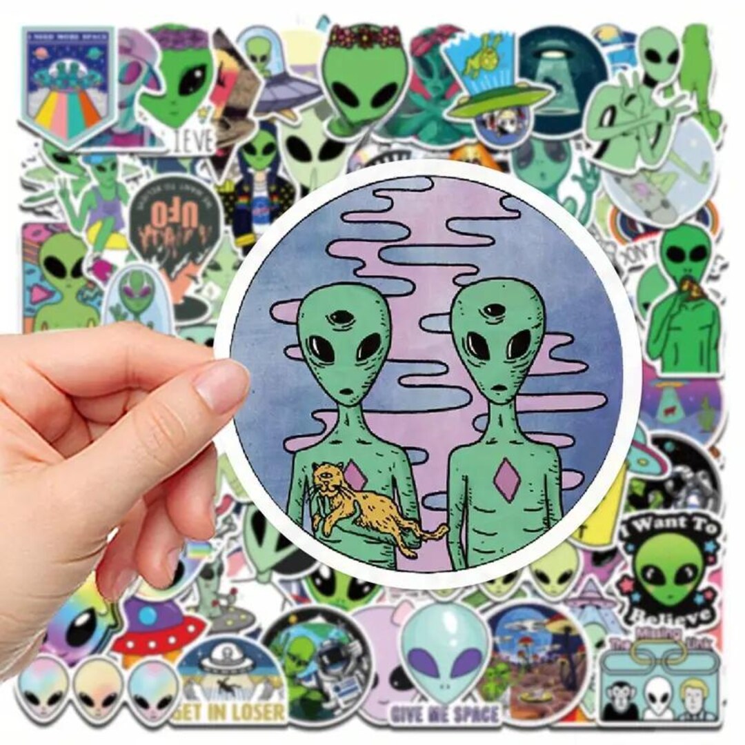 Alien ET Stickers | 10/20/30 Piece | Random Sticker Packs | Waterproof ...