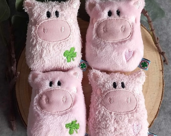 Lucky Pig Plush Toy – Little Pig – Lucky Charm – Gift – Handmade