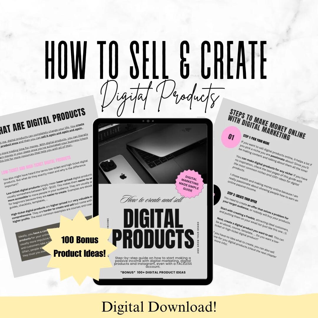 Beginners Guide to Selling Digital Products | How to Sell Digital ...