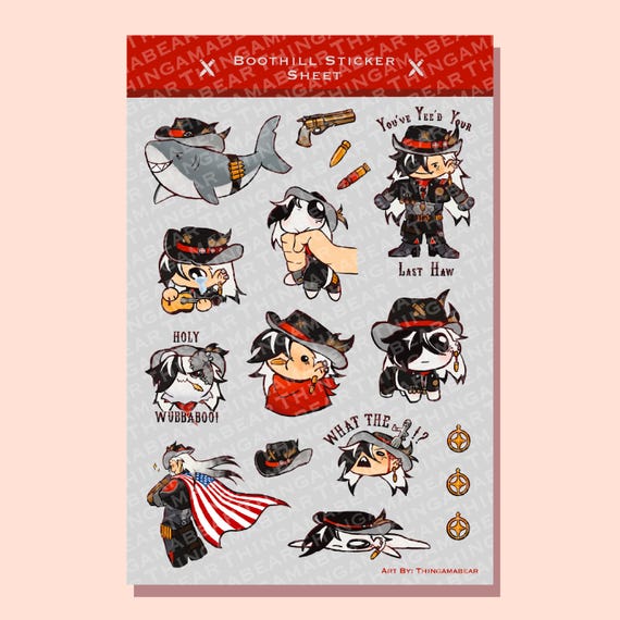 Boothill [Honkai Star Rail] Sticker Sheet