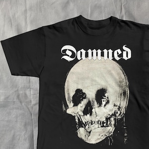 Den förbannade t-shirten skräck dracula punk goth rock alla hjärtans dag-t-shirt
