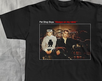 Vintage Y2K Pet Shop Boys “ Nightlife 2000 Synth-pop Music Band T