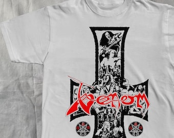 venom tshirt black metal heavy rock christmas tee