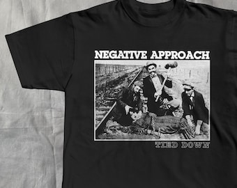 Negative Approach Band Tee: 80s Hardcore Punk Shirt - Etsy