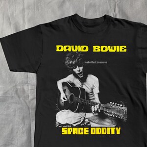 David Bowie Space Oddity T-Shirt | Vintage Style, Unisex Cotton Tee