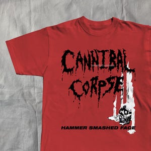 Shirt Cannibal Corpse Hammer Smashed Face, vintage deathmetal T-shirt
