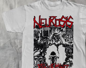 Vintage 80s Neurosis Band “ Pain of Mind 1987 Hardcore Punk T