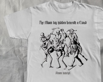 Dark Medieval Graphic Tee, Occult Style Unisex T-Shirt