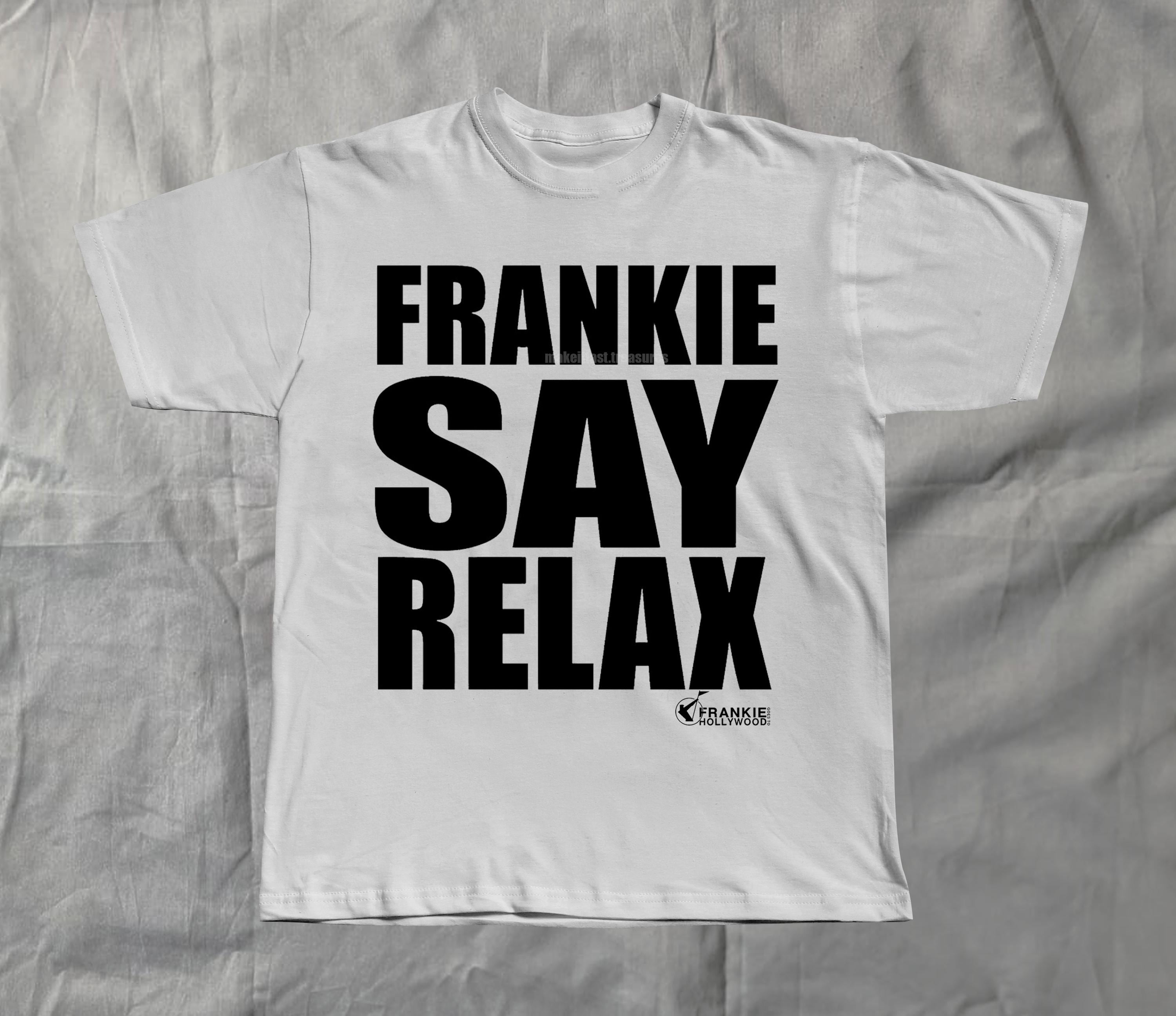 T-Shirt Donna 'Relax Don't Do It' - Anni '80 Frankie Goes To Hollywood - Funky Monkey