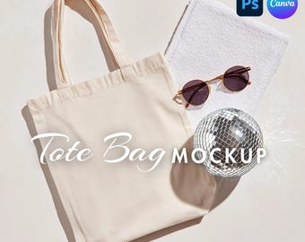 Tote Bag Mockup | Canvas Bag Mockup PSD | Shopper Tote Mockup | Tote Bag Mock Up | Printify Tote Mockup
