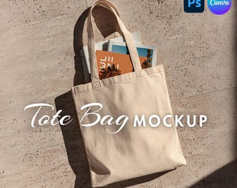 Tote Bag Mockup | Canvas Bag Mockup PSD | Shopper Tote Mockup | Tote Bag Mock Up | Printify Tote Mockup