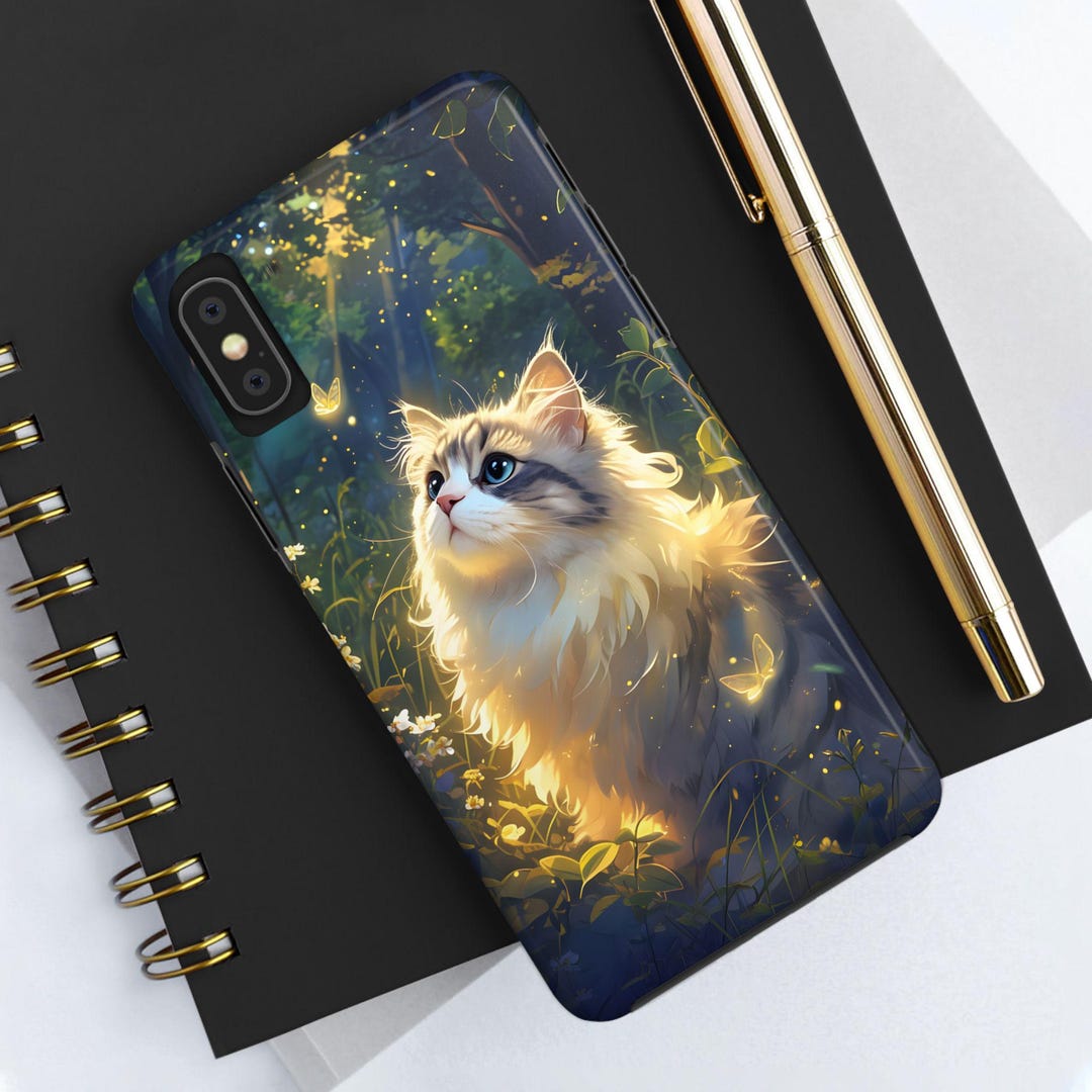 Cat Phone Cases Cat Lover Gift, Durable Phone Cover, Unique Pet Art