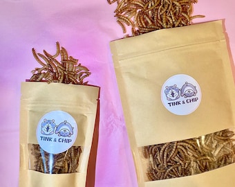 Dried Mealworms - High Protein Snack for Hamsters, Gerbils & Mice