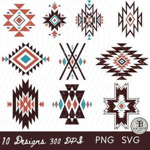 Aztec Svg Bundle, Southwestern Elements Svg, Tribal Pattern Svg, Aztec Pattern Svg, Aztec Elements Svg, Western Svg, Tribal Cut File, Cricut