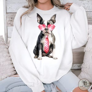 Boston Terrier Valentine PNG: Dog Lover Gift (Digital Download)