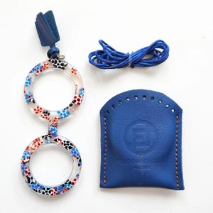 SALE **High Fashion Lesebrille - Blaue Punkte