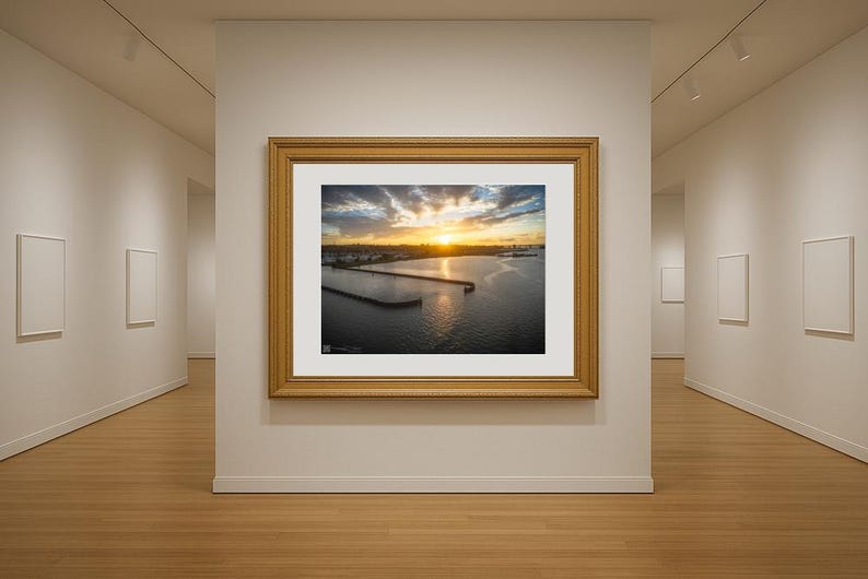 Jay Ligda Photography: Sunrise Beyond Marina Opening - Mockup
