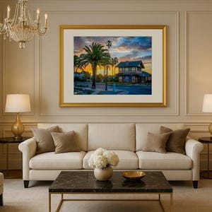 Jay Ligda Photography: Sun Rises Behind the Depot Building - Mockup
