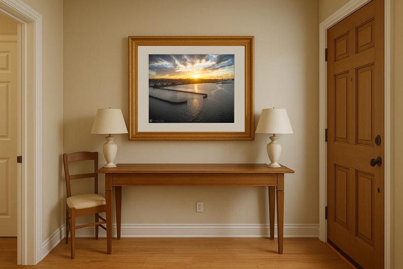 Jay Ligda Photography: Sunrise Beyond Marina Opening - Mockup