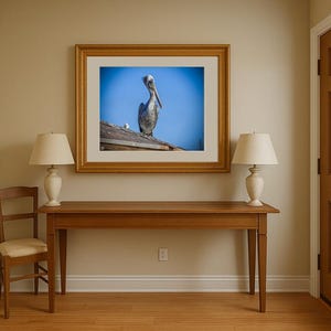 Jay Ligda Photography: Still Pelican on a Rooftop - Mockup