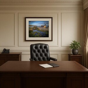 Jay Ligda Photography: Clouds Reflect Benicia March with Depot - Mockup