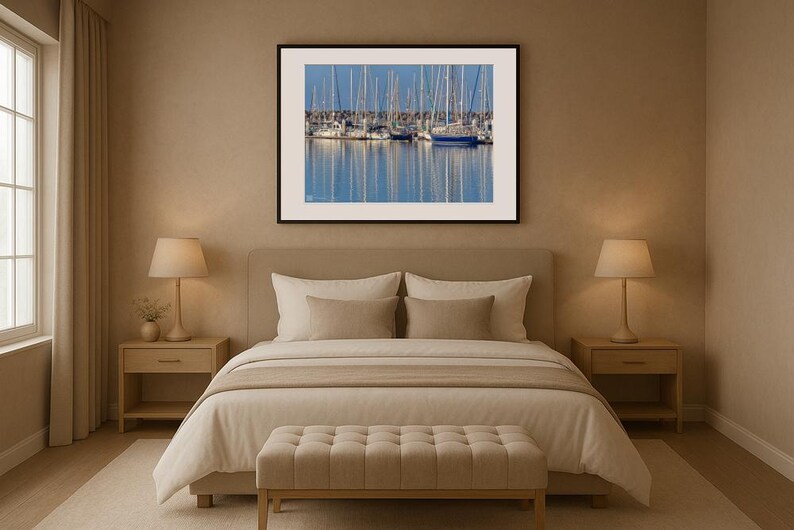 Jay Ligda Photography: Masts Reflect in Calm Waters - Mockup