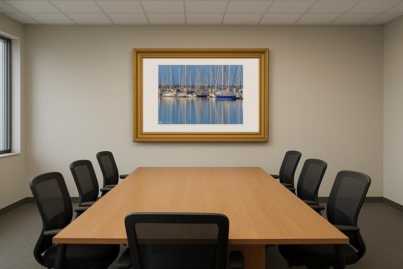 Jay Ligda Photography: Masts Reflect in Calm Waters - Mockup