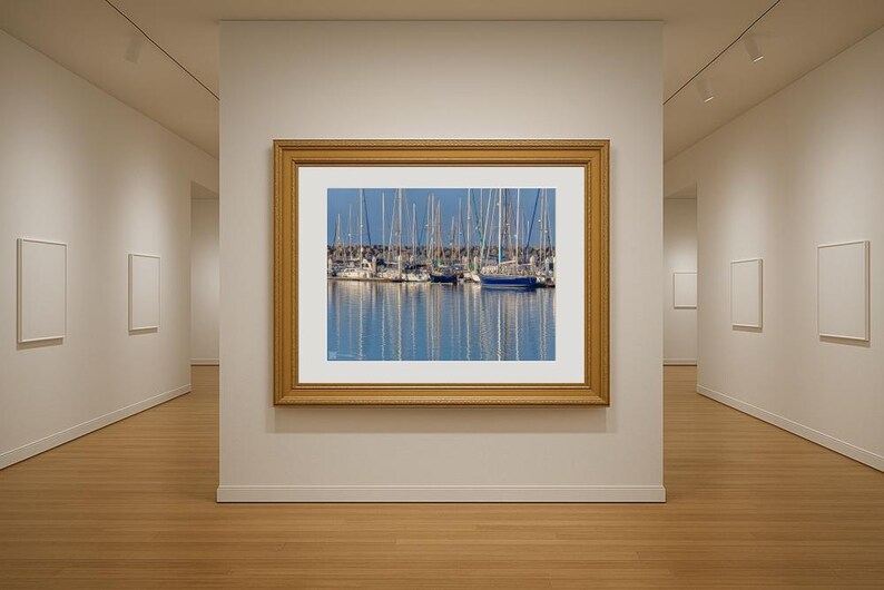 Jay Ligda Photography: Masts Reflect in Calm Waters - Mockup