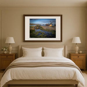 Jay Ligda Photography: Clouds Reflect Benicia March with Depot - Mockup