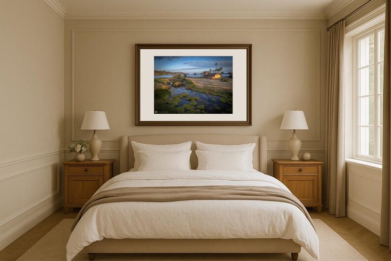 Jay Ligda Photography: Clouds Reflect Benicia March with Depot - Mockup