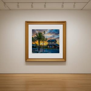 Jay Ligda Photography: Sun Rises Behind the Depot Building - Mockup