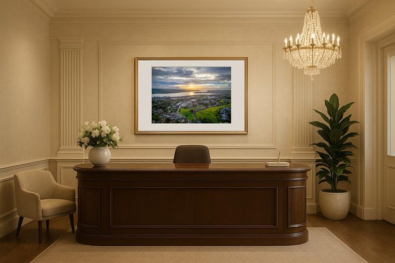 Jay Ligda Photography: Sunset Over Strait - Mockup