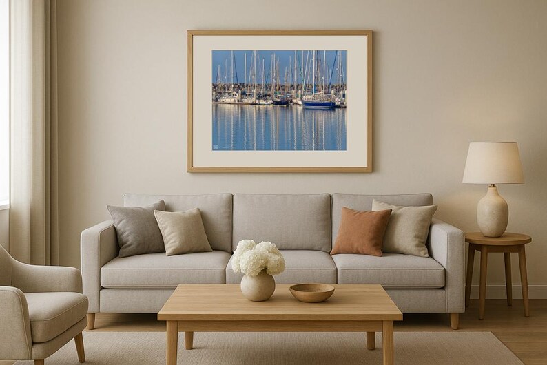 Jay Ligda Photography: Masts Reflect in Calm Waters - Mockup