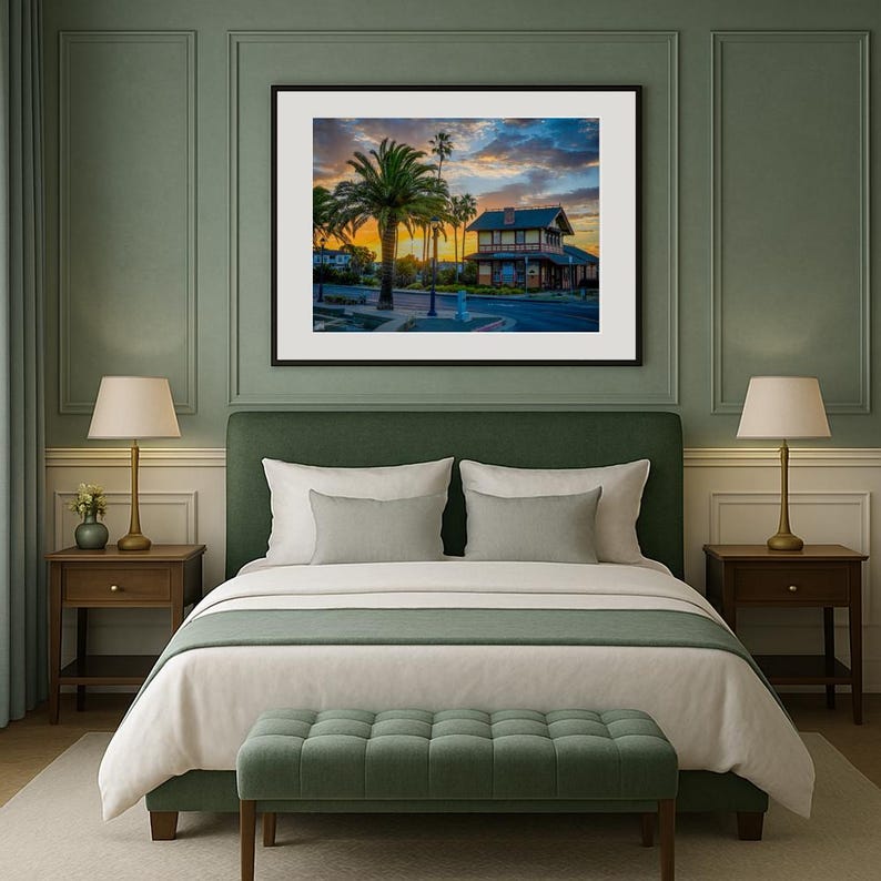 Jay Ligda Photography: Sun Rises Behind the Depot Building - Mockup