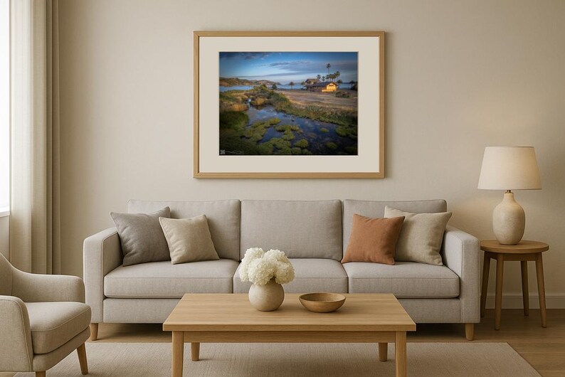 Jay Ligda Photography: Clouds Reflect Benicia March with Depot - Mockup
