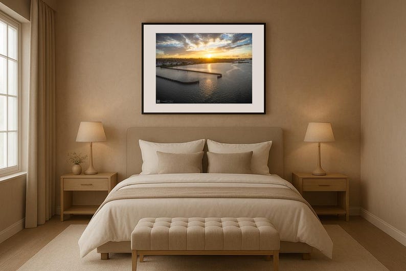 Jay Ligda Photography: Sunrise Beyond Marina Opening - Mockup