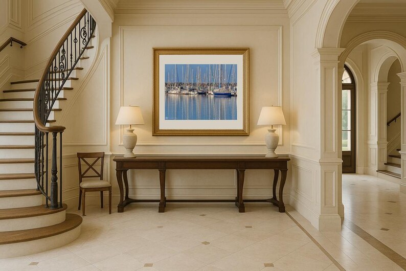 Jay Ligda Photography: Masts Reflect in Calm Waters - Mockup